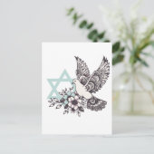 Carte Postale La colombe de la paix pour Israël (Debout devant)