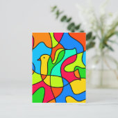 Carte Postale La colombe de verre tendue de la paix (Debout devant)