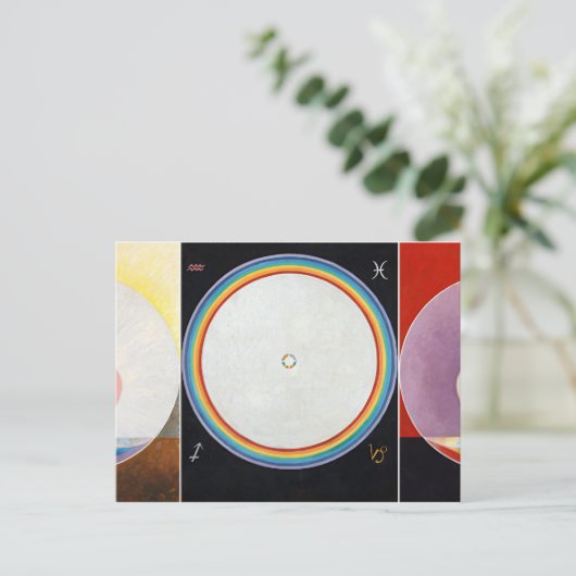 Carte Postale La Colombe, Groupe IX par Hilma af Klint (Debout devant)