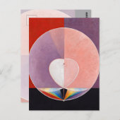 Carte Postale La colombe, no 2. par Hilma af Klint (Devant / Derrière)
