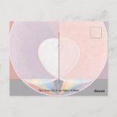 Carte Postale La colombe, no 2. par Hilma af Klint (Dos)