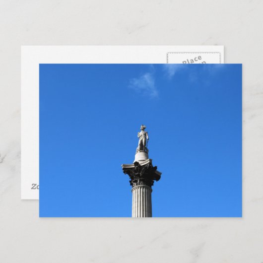 Carte Postale La colonne de Nelson (Devant / Derrière)