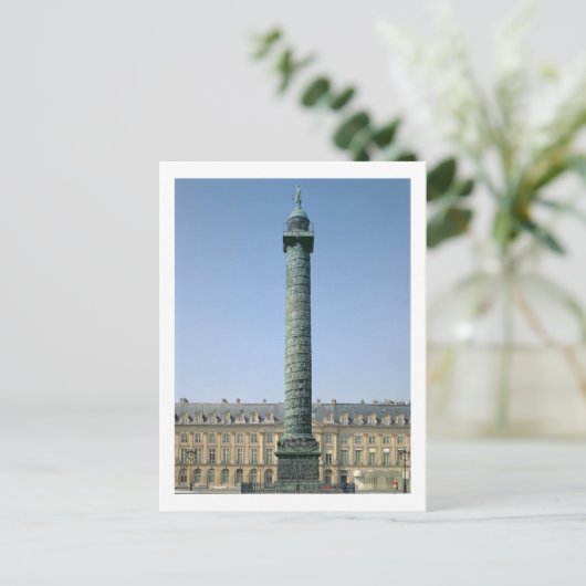 Carte Postale La colonne Vendome, avec bas-reliefs enregistrant (Debout devant)