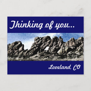 Carte Postale La colonne vertébrale du diable à Loveland, CO