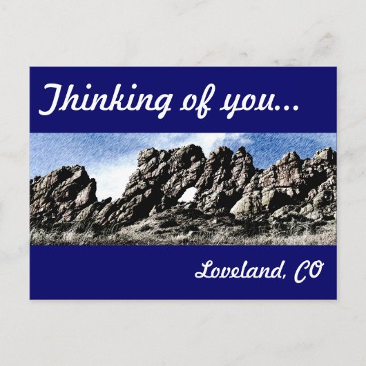 Carte Postale La colonne vertébrale du diable à Loveland, CO (Devant)