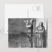 Carte Postale La comète, Parisiens augmente (Devant / Derrière)