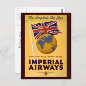 Carte Postale La compagnie aérienne de l'Empire (Devant / Derrière)