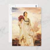 Carte Postale La comtesse Brownlow, Frederic Leighton (Devant / Derrière)