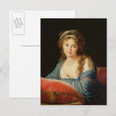 Carte Postale La comtesse Catherine Vassilievna Skavronskaia (Devant / Derrière)