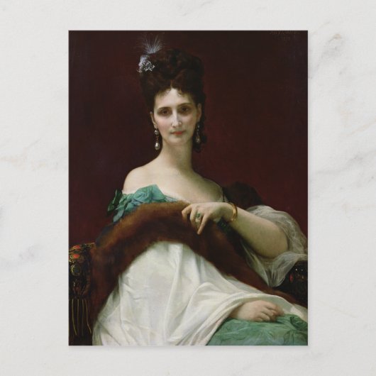 Carte Postale La Comtesse de Keller, 1873 (Devant)