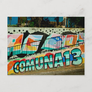 Carte Postale La Comuna 13   Medellín, commune de San Javier 13