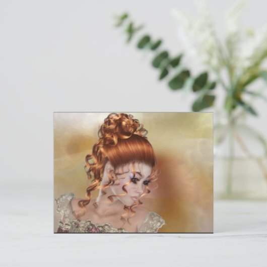 Carte Postale La conception de la tête rouge 2 (Debout devant)