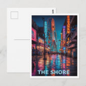 Carte Postale La conception graphique de la promenade du Jersey (Devant / Derrière)