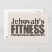 Carte Postale La condition physique de l'Eternel (Devant / Derrière)