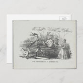 Carte Postale La Confédération dans les Petticoats (Devant / Derrière)