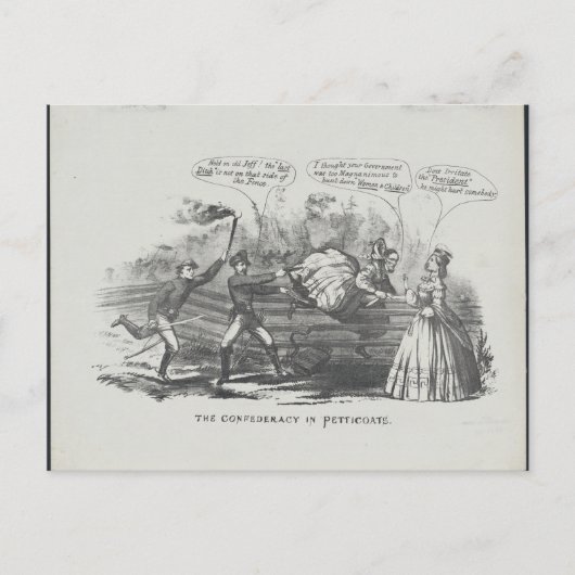 Carte Postale La Confédération dans les Petticoats (Devant)