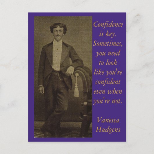 Carte Postale La confiance est la clé (Devant)