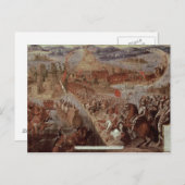 Carte Postale La conquête de Tenochtitlan (Devant / Derrière)