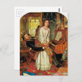 Carte Postale La conscience de l'éveil par William Holman Hunt (Devant / Derrière)