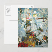 Carte Postale La consécration de l'eau sur la théophanie (Devant / Derrière)