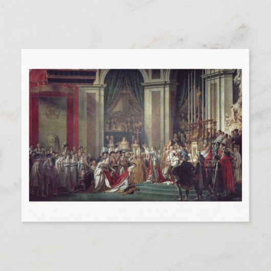 Carte Postale La consécration de l'empereur Napoléon (Devant)