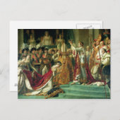 Carte Postale La consécration de l'empereur Napoléon (Devant / Derrière)