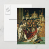 Carte Postale La consécration de l'empereur Napoléon (Devant / Derrière)