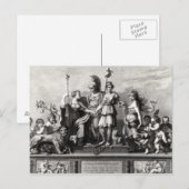 Carte Postale La Constitution française (Devant / Derrière)