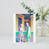 Carte Postale La Conversation (Debout devant)