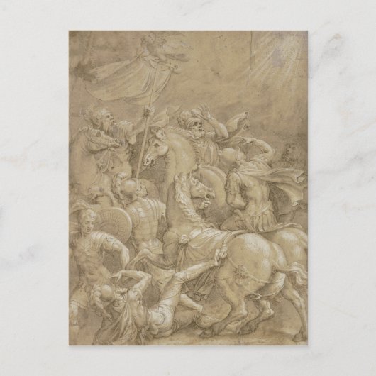 Carte Postale La Conversion de saint Paul Art (Devant)