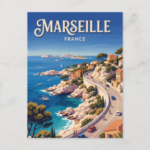 Carte Postale La Corniche Kennedy Marseille France