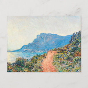 Carte Postale La Corniche près de Monaco par Claude Monet