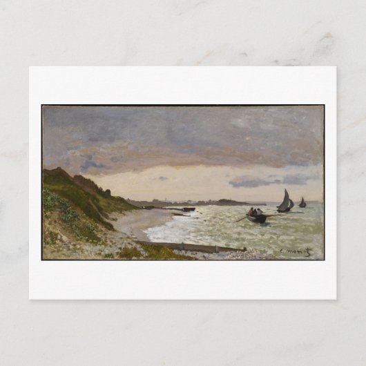 Carte Postale La Côte à Sainte-Adresse, 1864 (Devant)