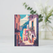 Carte Postale La côte amalfitaine en italie (Debout devant)