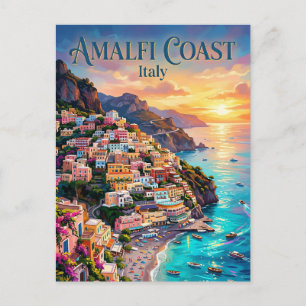 Carte Postale La côte amalfitaine Italie