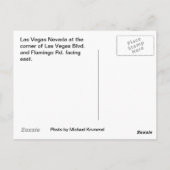 Carte Postale La côte barbare Las Vegas la nuit (Dos)