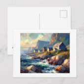 Carte Postale la côte canadienne, (Devant / Derrière)