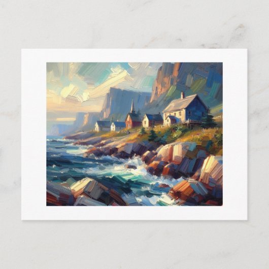 Carte Postale la côte canadienne, (Devant)