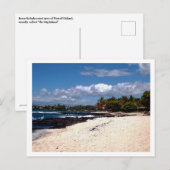 Carte Postale La côte de Big Island Kona-Kohala (Devant / Derrière)