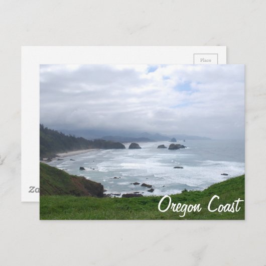 Carte Postale La côte de l'Oregon (Devant / Derrière)