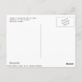 Carte Postale La côte de l'Oregon (Dos)