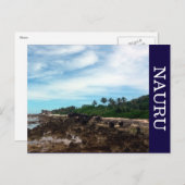Carte Postale la côte de nauru (Devant / Derrière)