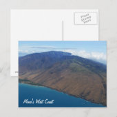Carte Postale La côte ouest de Maui (Devant / Derrière)