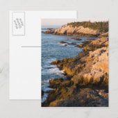 Carte Postale La côte rocheuse de l'Isle au Haut dans le Maine's (Devant / Derrière)