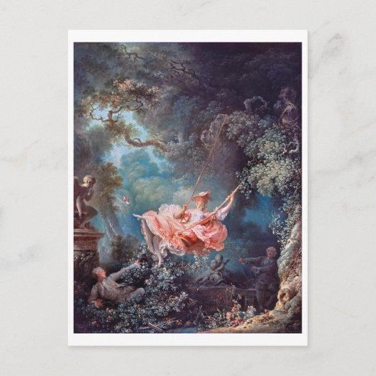 Carte Postale La Coupe, Fragonard (Devant)
