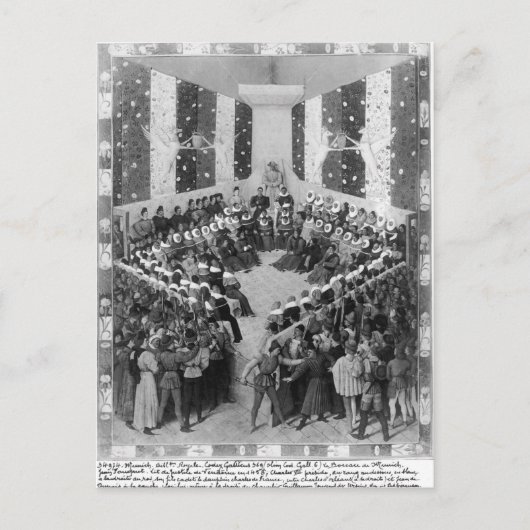 Carte Postale La Cour de justice (Devant)