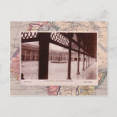 Carte Postale La cour du palais de Marrakech (Devant)