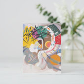 Carte Postale La courbe dominante de Kandinsky Abstraite (Debout devant)