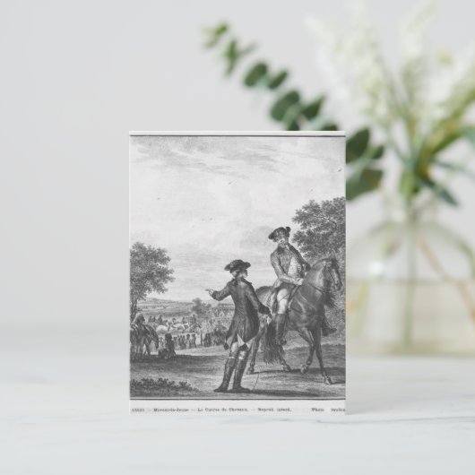 Carte Postale La course à cheval (Debout devant)