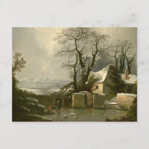 Carte Postale La course des moulins congelés